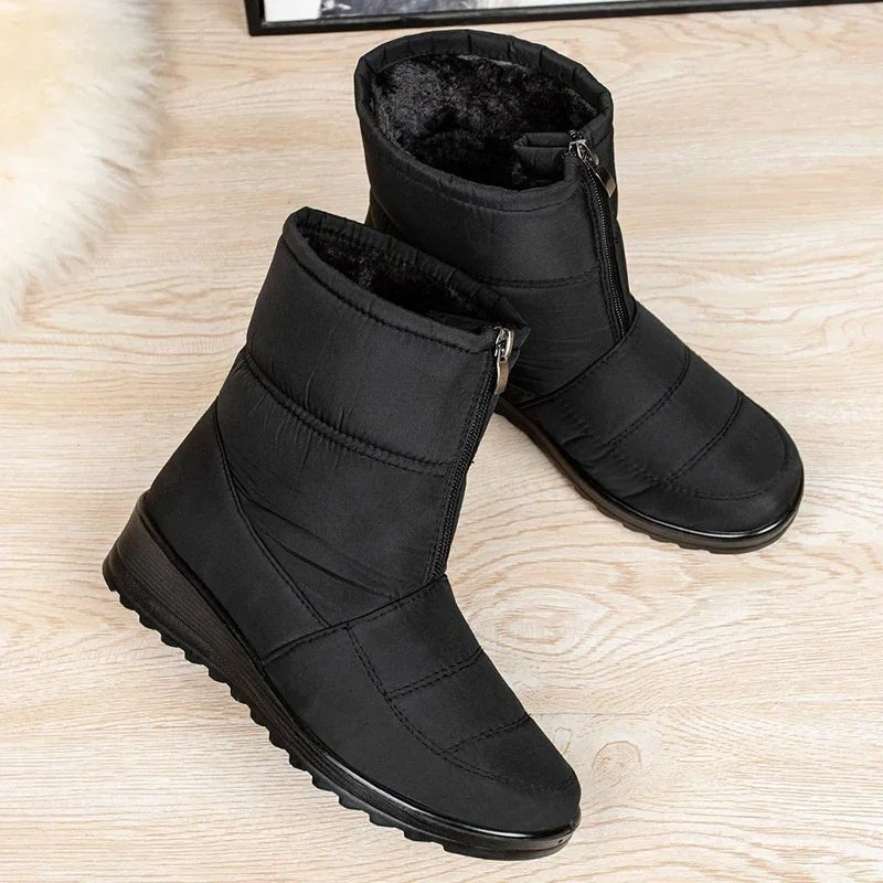 Lavisa - Women's Waterproof Boots Quilted Winter Ankle Snow