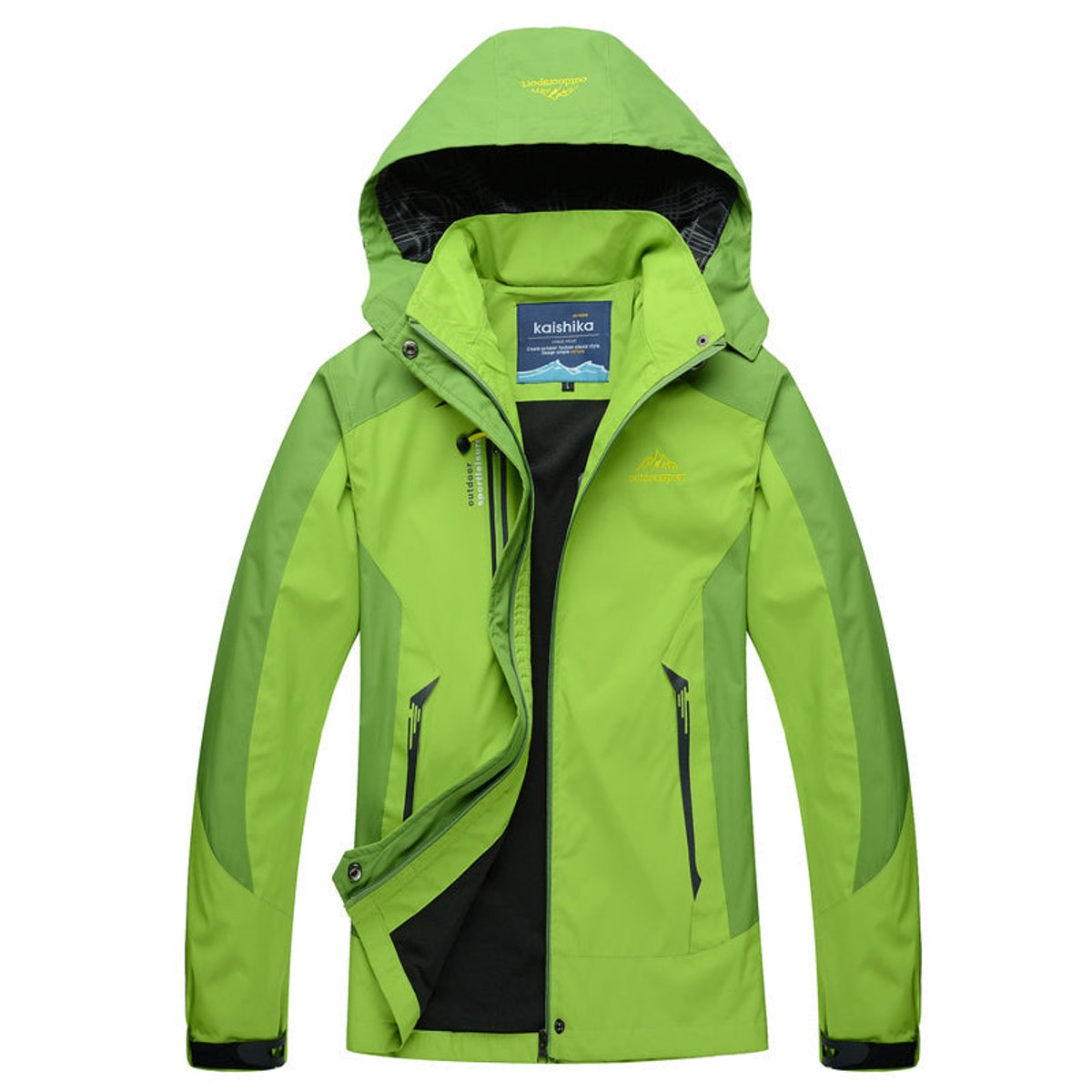 Womens Waterproof Hooded Outdoor Jacket - Back View | Lavisa