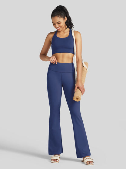 Lavisa - Women's Bootcut Yoga Pants - High Waist Flare Leggings