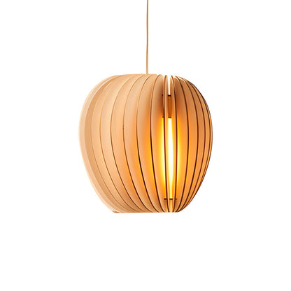 Lavisa - Rustic Handmade Wood Slat Pendant Light