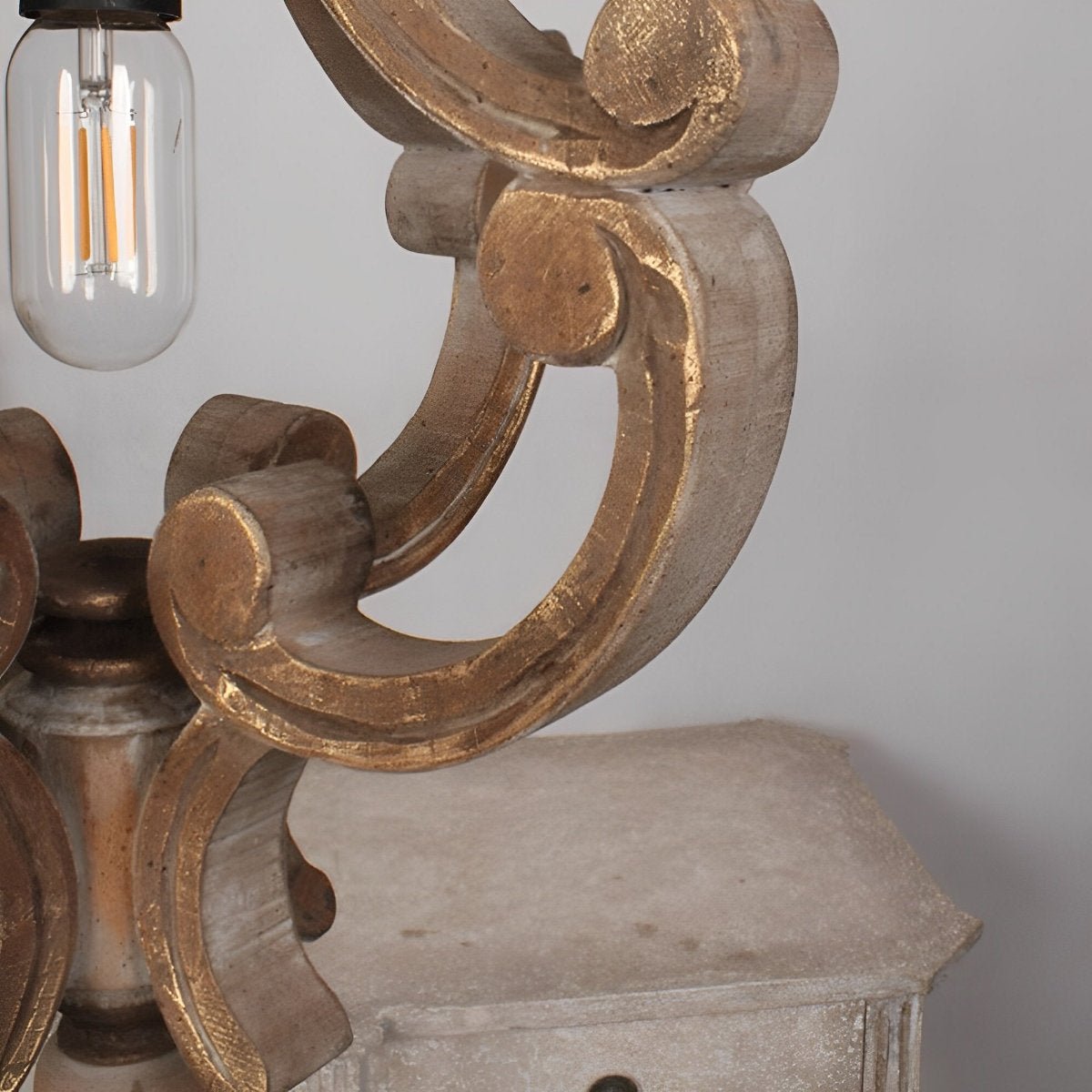 Lavisa - Industrial Wood Adjustable Pendant Light