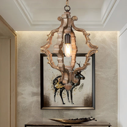 Lavisa - Industrial Wood Adjustable Pendant Light