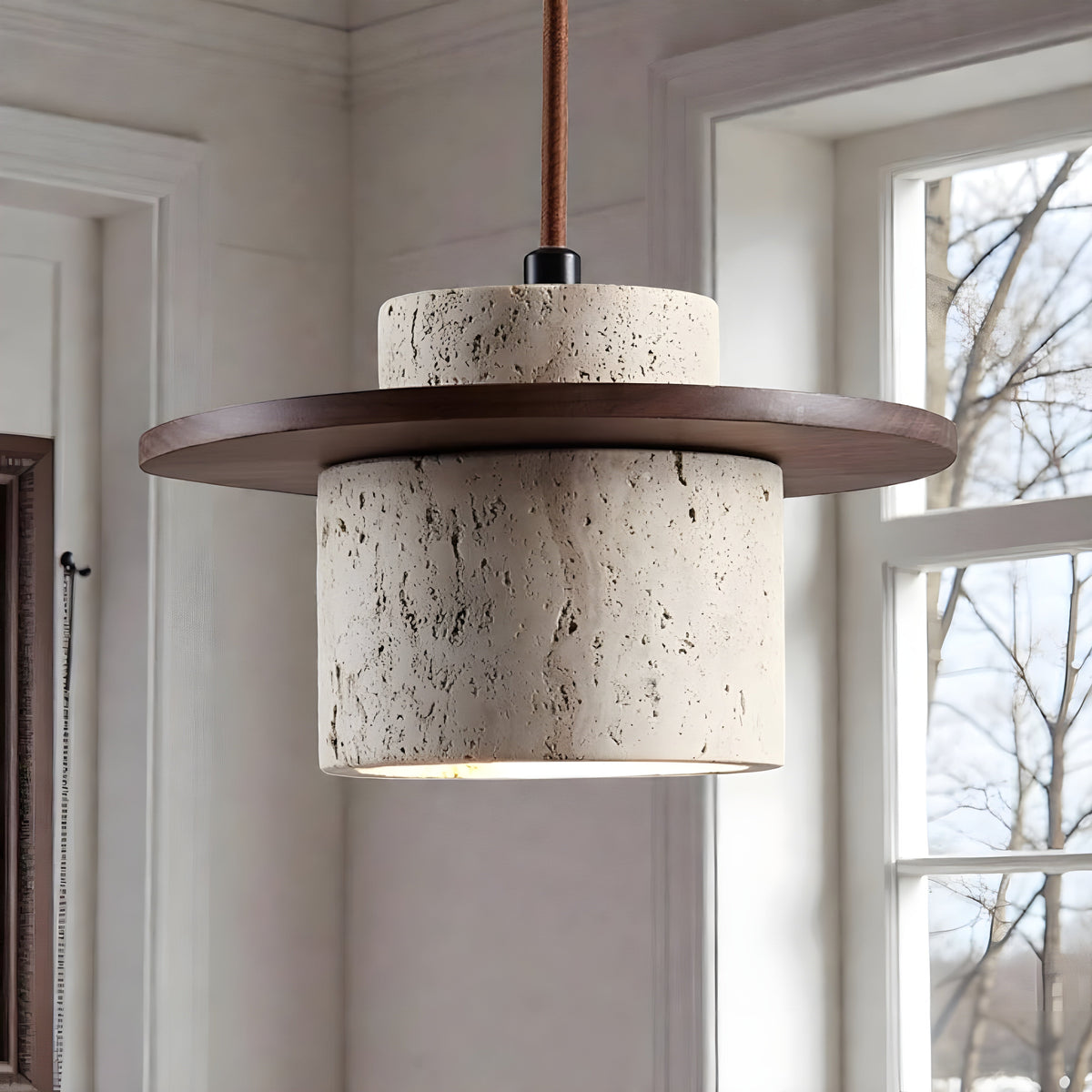 Lavisa - Rustic Modern Cylinder Pendant Light