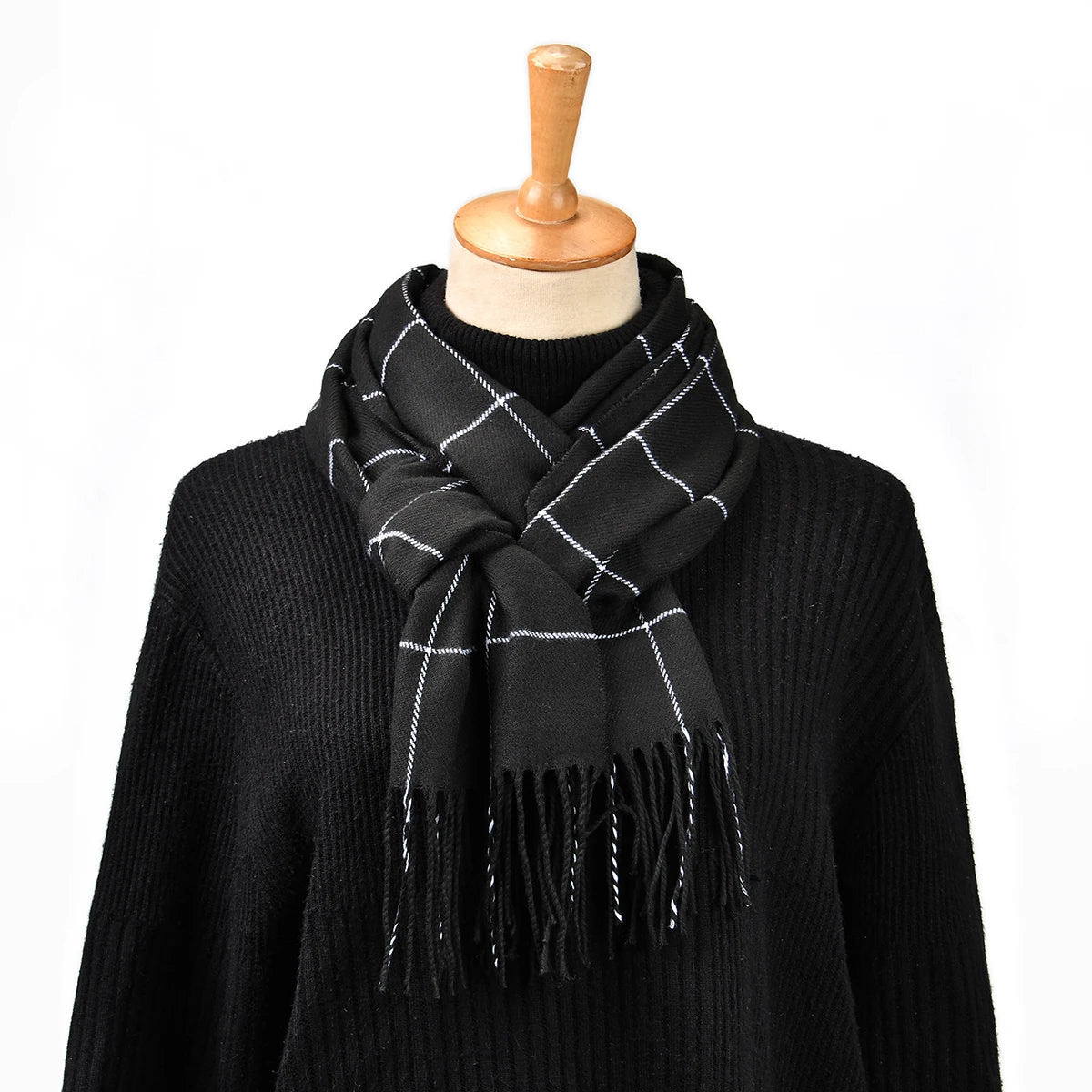 Lavisa - Luxury Plaid Cashmere Winter Scarf
