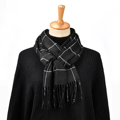 Lavisa - Luxury Plaid Cashmere Winter Scarf