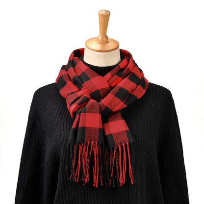 Lavisa - Luxury Plaid Cashmere Winter Scarf