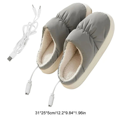 Lavisa - USB Heated Slippers - Electric Foot Warmer for Home & Office